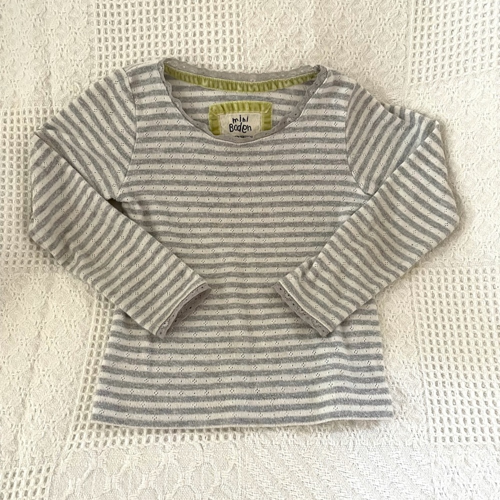 Mini Boden Long Sleeved Top 3-4Y